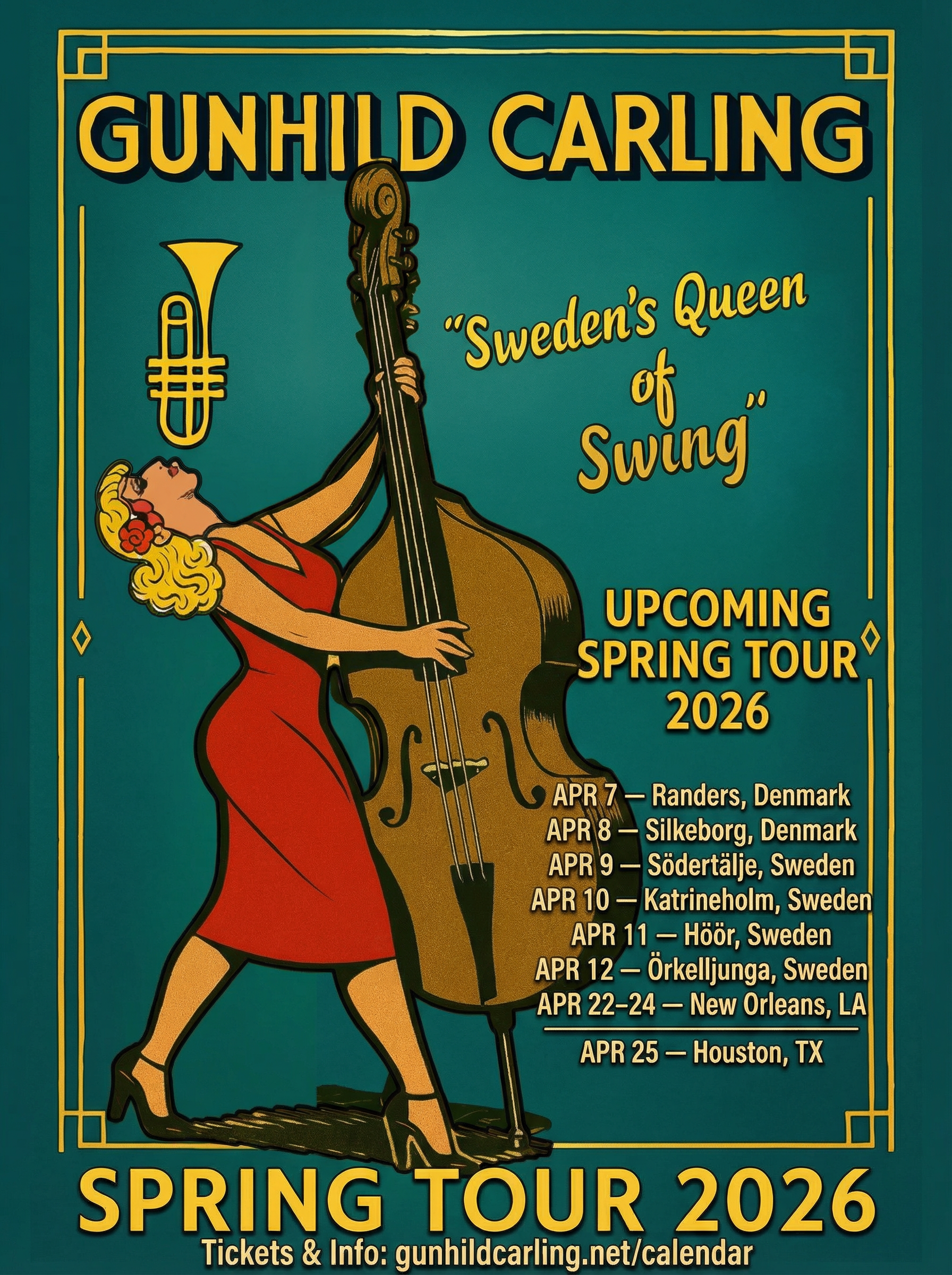 Upcoming Shows — Spring Tour 2026